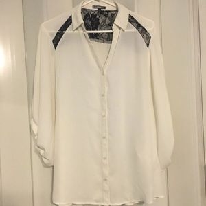 White Button Up Blouse